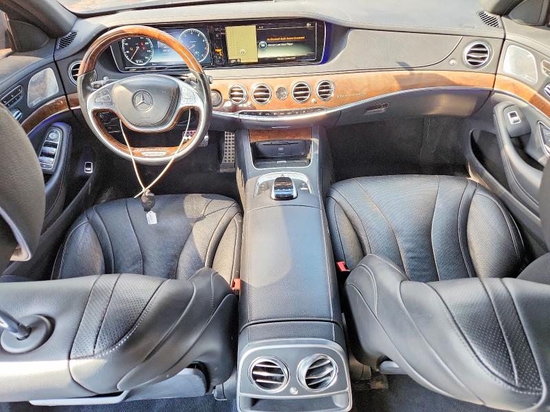 2015 Mercedes-benz S-klasse VIN WDDUG8FB7FA121668 COPART salvage auction — FRONT END, Il - Salvage Certificate, sold $3,900 on 2026-07-24 (photo 8)