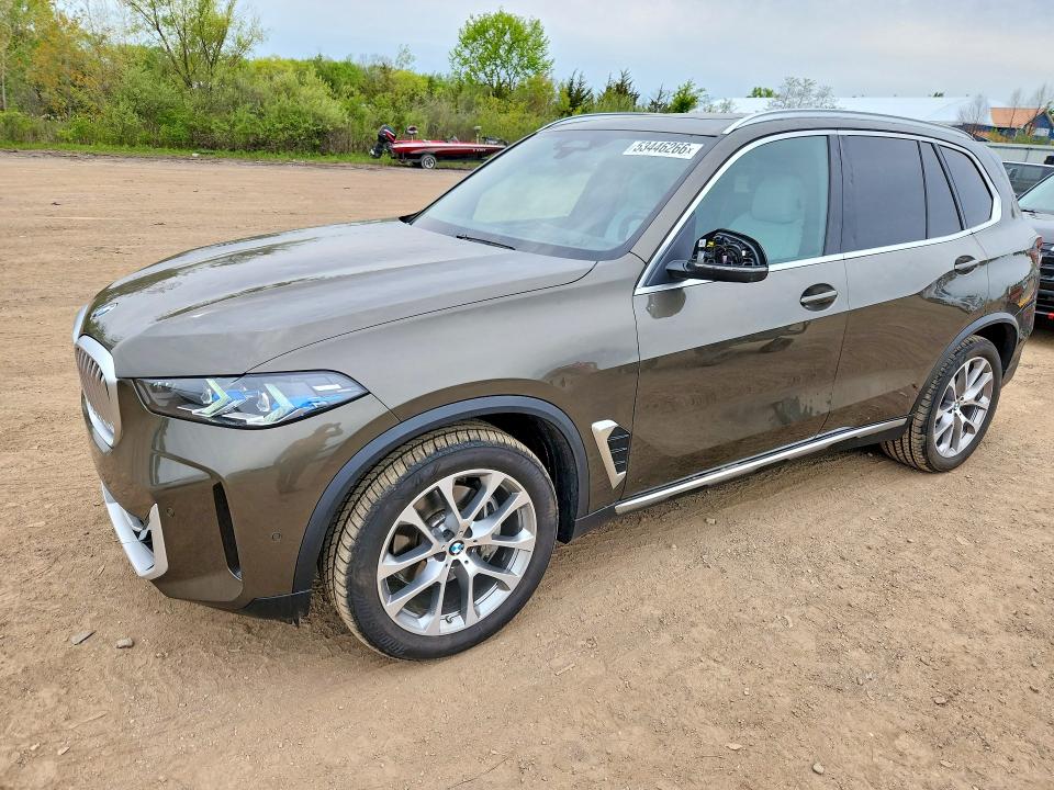 2024 BMW X5 VIN 5UX23EU03R9R43269 COPART salvage auction — HAIL, Oh - Cert Of Title-Salvage, sold $13,300 on 2026-07-30 (photo 1)