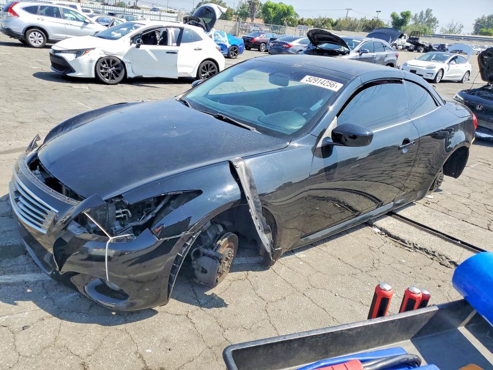 2013 Infiniti VIN JN1CV6FE0DM771645 COPART salvage auction — VANDALISM, Ca - Salvage Certificate, sold $575 on 2026-07-23 (photo 1)