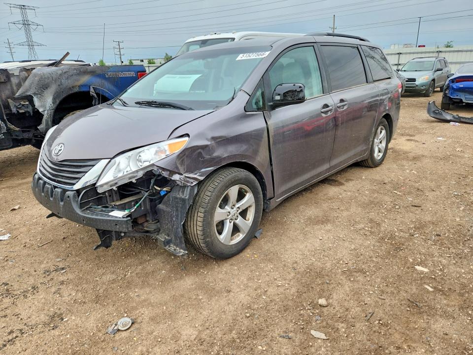2012 Toyota VIN 5TDKK3DC0CS193101 COPART salvage auction — FRONT END, Il - Salvage Certificate, sold $1,950 on 2026-07-02 (photo 1)