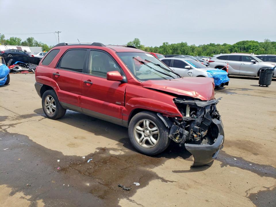 2007 Kia Sportage VIN KNDJE723877302496 COPART salvage auction — FRONT END, Ct - Cert Of Title-Salvage, sold $450 on 2026-07-07 (photo 4)