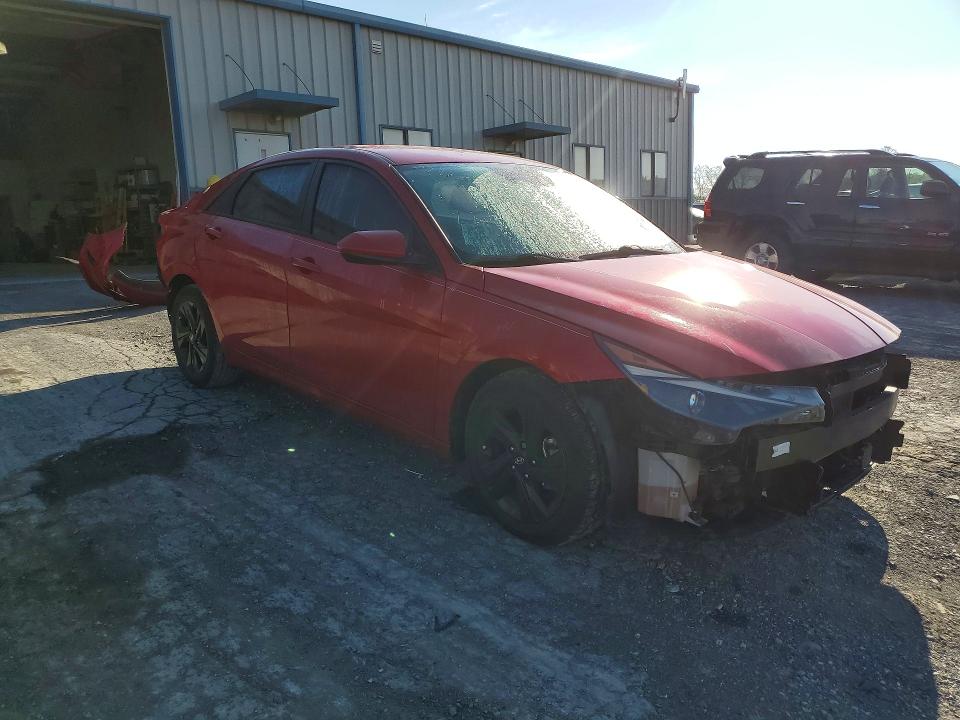 2022 Hyundai Elantra VIN 5NPLS4AG9NH080693 COPART salvage auction — FRONT END, Md - Cert Of Salvage > 75% Damage, sold $3,000 on 2026-07-24 (photo 4)