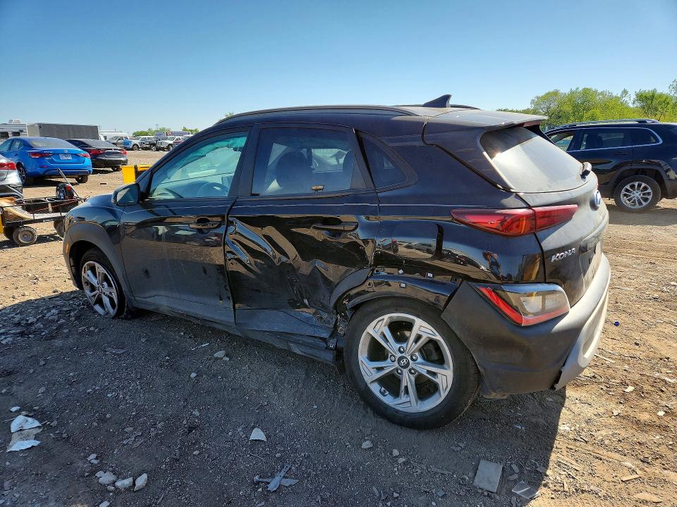 2023 Hyundai Kona VIN KM8K62AB1PU059334 COPART salvage auction — SIDE, IL - SALVAGE CERTIFICATE, sold $3,800 on 2026-07-29 (photo 2)