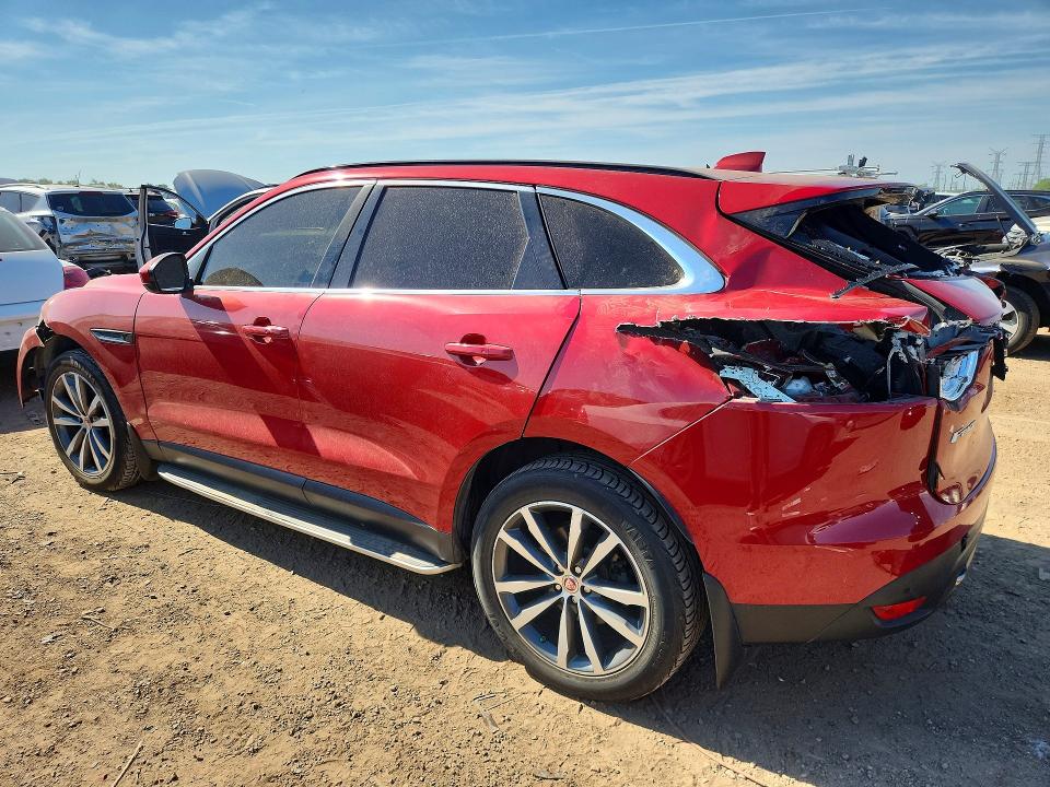2018 Jaguar F-pace VIN SADCK2FX5JA282983 COPART salvage auction — REAR END, Il - Salvage Certificate, sold $250 on 2026-07-21 (photo 2)