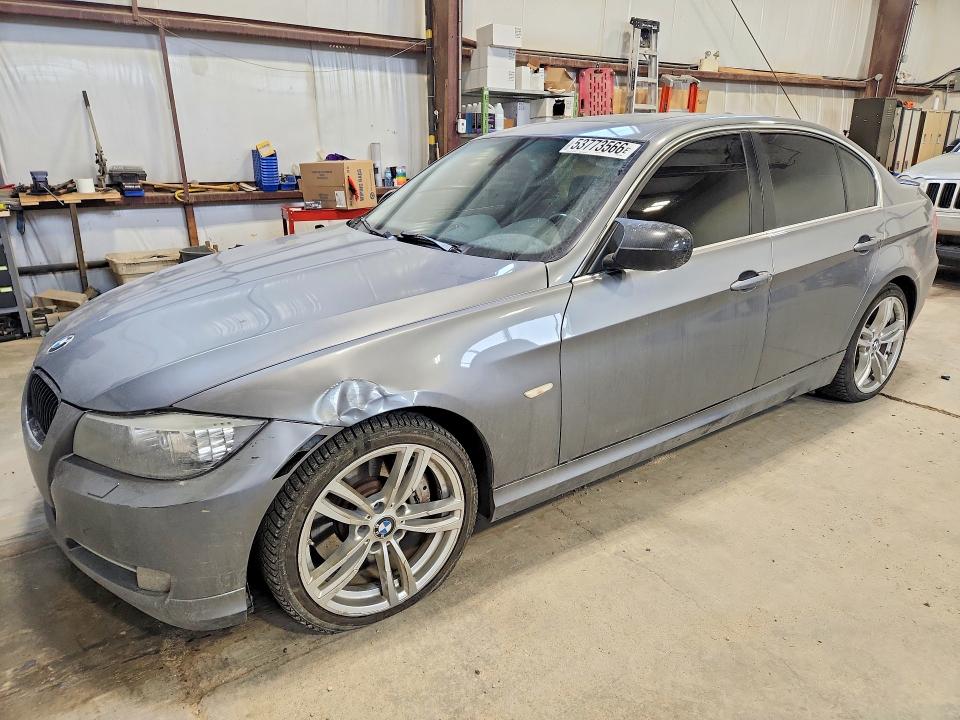 2011 BMW 3 series VIN WBAPL5C56BA921689 COPART salvage auction — FRONT END, Ab - Bos - Salvage, sold $2,000 on 2026-07-09 (photo 1)