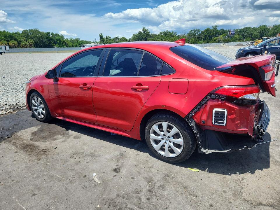 2020 Toyota Corolla VIN JTDEPRAE1LJ058875 COPART salvage auction — REAR END, Fl - Cert Of Title Slvg Rebuildable, sold $3,800 on 2026-07-15 (photo 2)