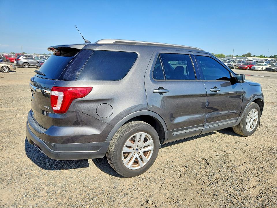 2019 Ford Explorer VIN 1FM5K8D84KGA87650 COPART salvage auction — FRONT END, Ca - Dis/Dlr/Exp Only Lien Papers, sold $6,200 on 2026-07-02 (photo 3)
