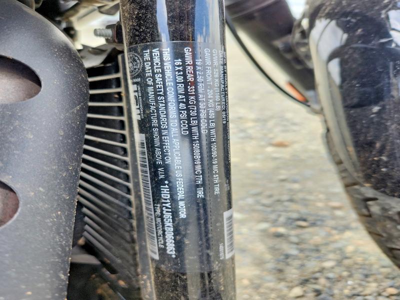 2019 Harley-davidson Street bob VIN 1HD1YJJ65KB066863 COPART salvage auction — FRONT END, Ca - Salvage Certificate, sold $2,800 on 2026-07-02 (photo 9)
