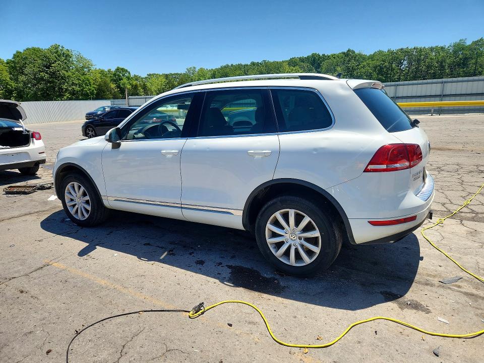2012 Volkswagen Touareg VIN WVGEK9BPXCD008033 COPART salvage auction — HAIL, Ar - Cert Of Title-Salvage, sold $250 on 2026-07-22 (photo 2)
