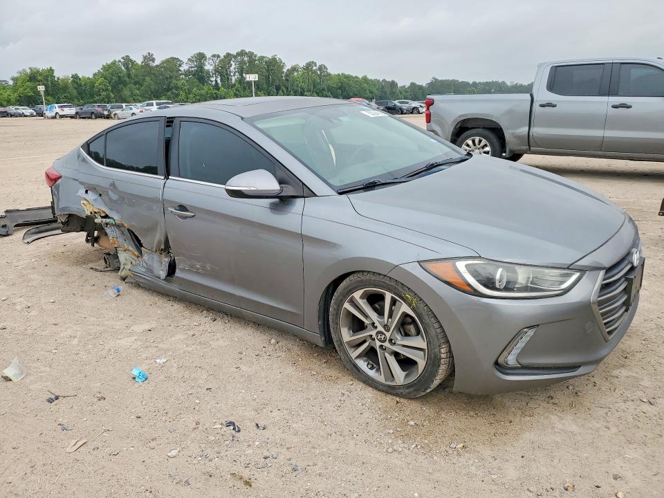 2018 Hyundai Elantra VIN KMHD84LF7JU451496 COPART salvage auction — SIDE, Tx - Salvage Vehicle Title, sold $2,250 on 2026-07-21 (photo 4)
