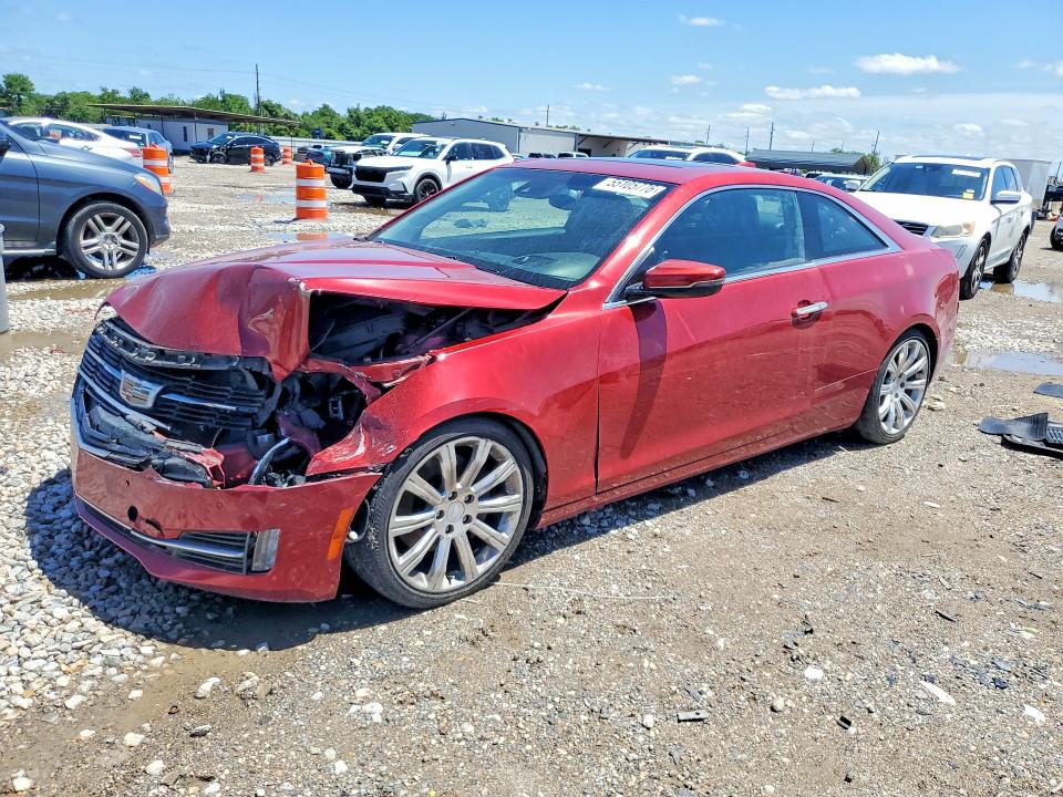 2016 Cadillac Ats VIN 1G6AE1RX6G0110771 COPART salvage auction — FRONT END, Tx - Salvage Vehicle Title, sold $2,250 on 2026-07-09 (photo 1)