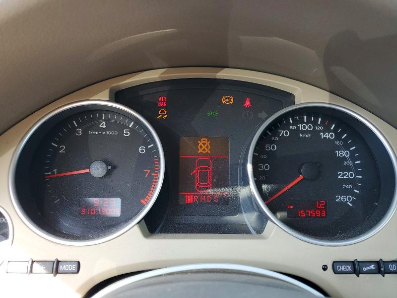 2005 Audi A4 VIN WAUET48H65K021166 COPART salvage auction — VANDALISM, On - Permit Salvage, sold $475 on 2026-07-02 (photo 9)