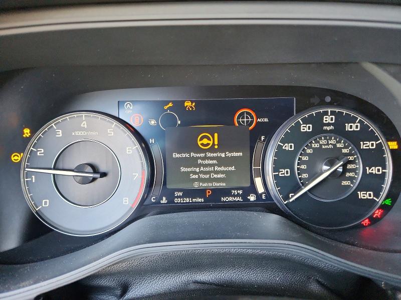 2023 Acura Tlx VIN 19UUB5F43PA000793 COPART salvage auction — REAR END, Ca - Salvage Certificate, sold $9,400 on 2026-07-02 (photo 9)