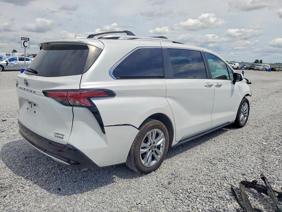 2022 Toyota Sienna VIN 5TDZRKEC8NS074931 COPART salvage auction — FRONT END, Mi - Cert Of Title-Salvage Vehicle, sold $15,700 on 2026-07-06 (photo 3)