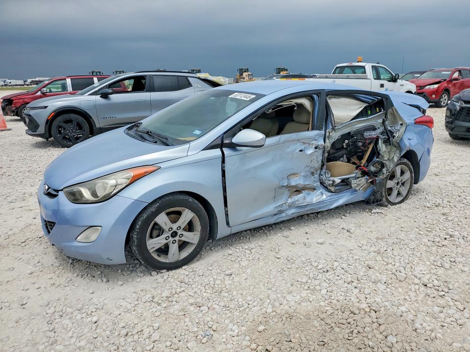 2013 Hyundai VIN KMHDH4AE2DU641849 COPART salvage auction — SIDE, Tx - Salvage Vehicle Title, sold $525 on 2026-07-09 (photo 1)