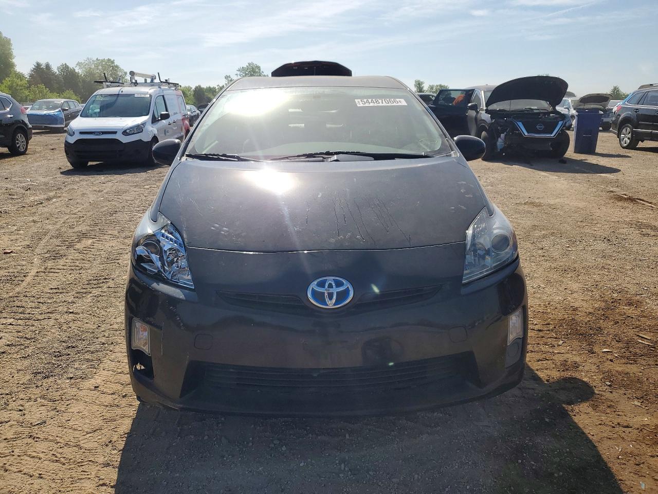 2011 Toyota Prius VIN JTDKN3DUXB1405806 COPART salvage auction — Rear End, IL - SALVAGE CERTIFICATE, sold $650 on 2026-06-30 (photo 5)