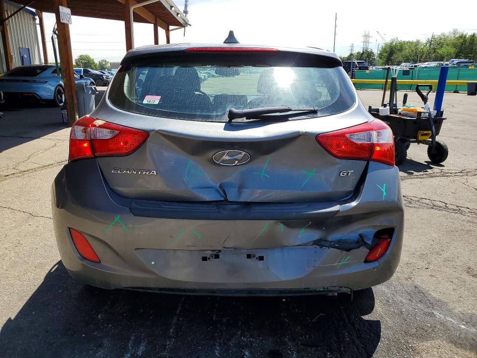 2016 Hyundai Elantra VIN KMHD35LHXGU342254 COPART salvage auction — REAR END, Co - Salvage Title, sold $1,700 on 2026-07-25 (photo 6)