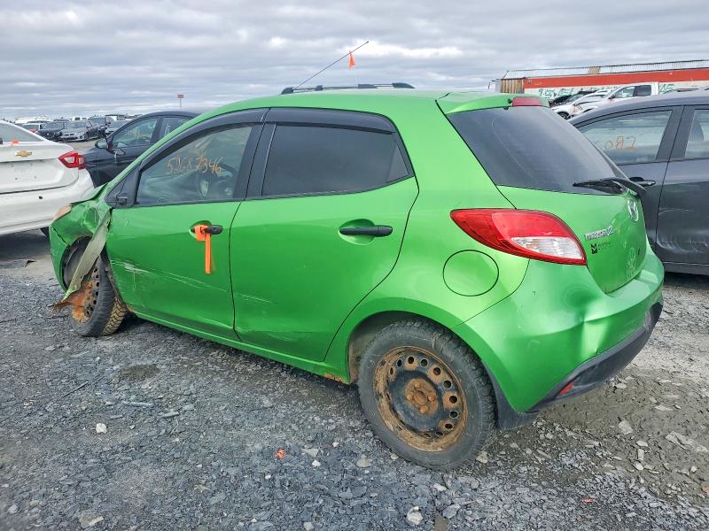 2011 Mazda 2 VIN JM1DE1HY9B0119994 COPART salvage auction — FRONT END, Qc - Gravement Accidente, sold $225 on 2026-07-07 (photo 2)