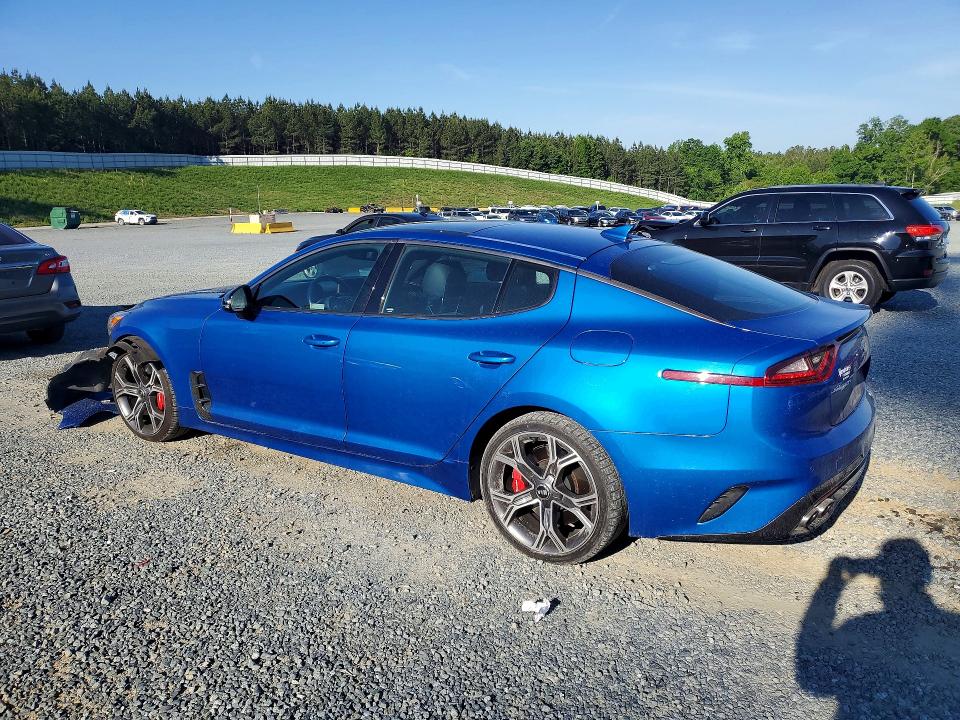 2019 Kia Stinger VIN KNAE55LC8K6054525 COPART salvage auction — FRONT END, Nc - Salvage Certificate Of Title, sold $250 on 2026-07-02 (photo 2)