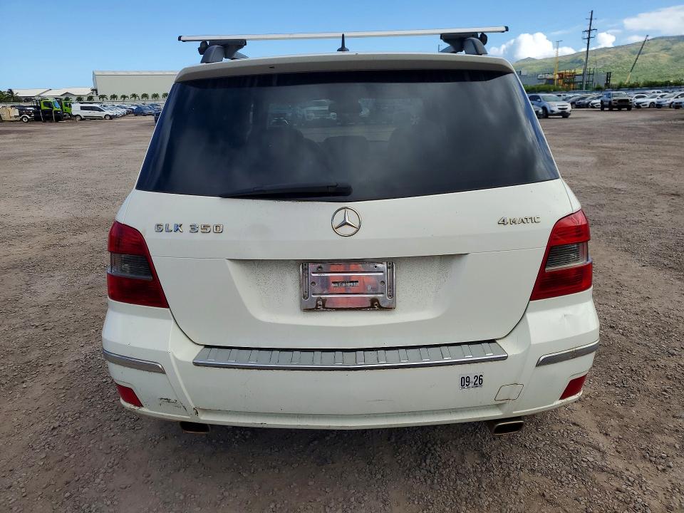 2010 Mercedes-benz Glk-klasse VIN WDCGG8HB9AF438961 COPART salvage auction — WATER/FLOOD, Hi - Certificate Of Salvage, sold $2 on 2026-07-27 (photo 6)