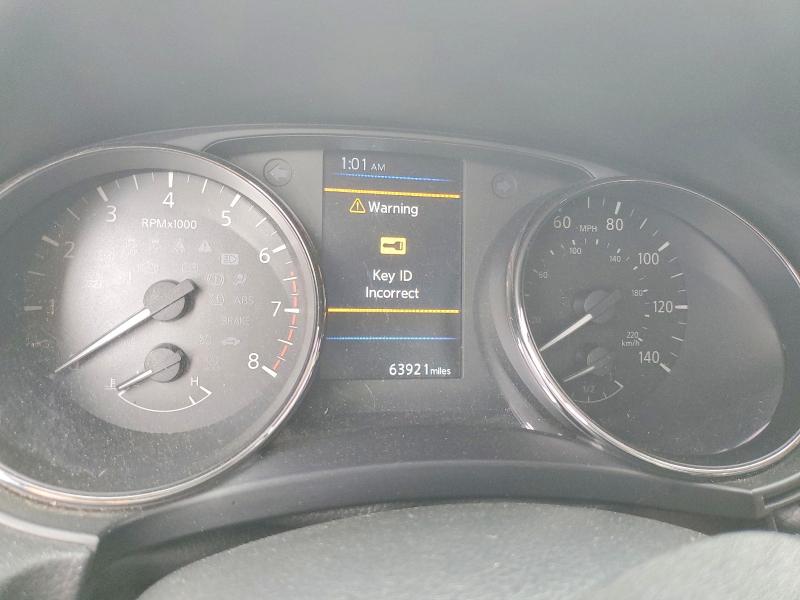 2020 Nissan Rogue VIN JN8AT2MT3LW040106 COPART salvage auction — STRIPPED, Ca - Salvage Certificate, sold $2,250 on 2026-07-20 (photo 9)
