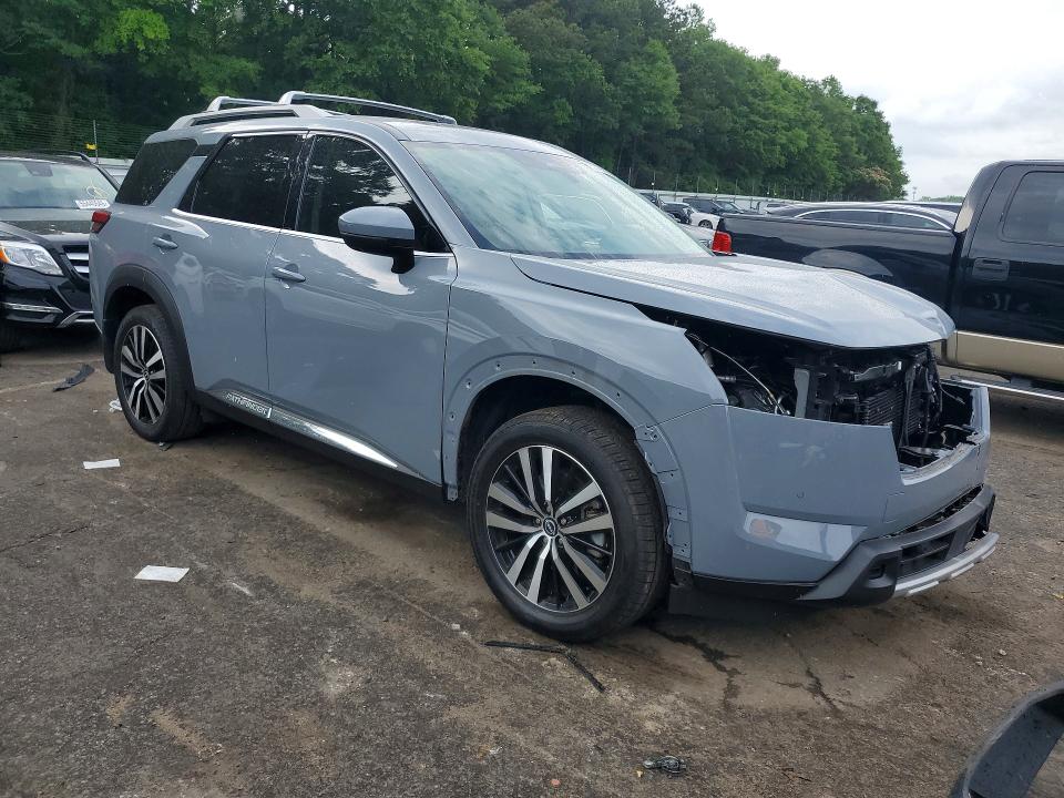 2026 Nissan Pathfinder VIN 5N1DR3DG7SC205277 COPART salvage auction — FRONT END, GA - CERT OF TITLE-SALVAGE, sold $15,100 on 2026-07-31 (photo 4)
