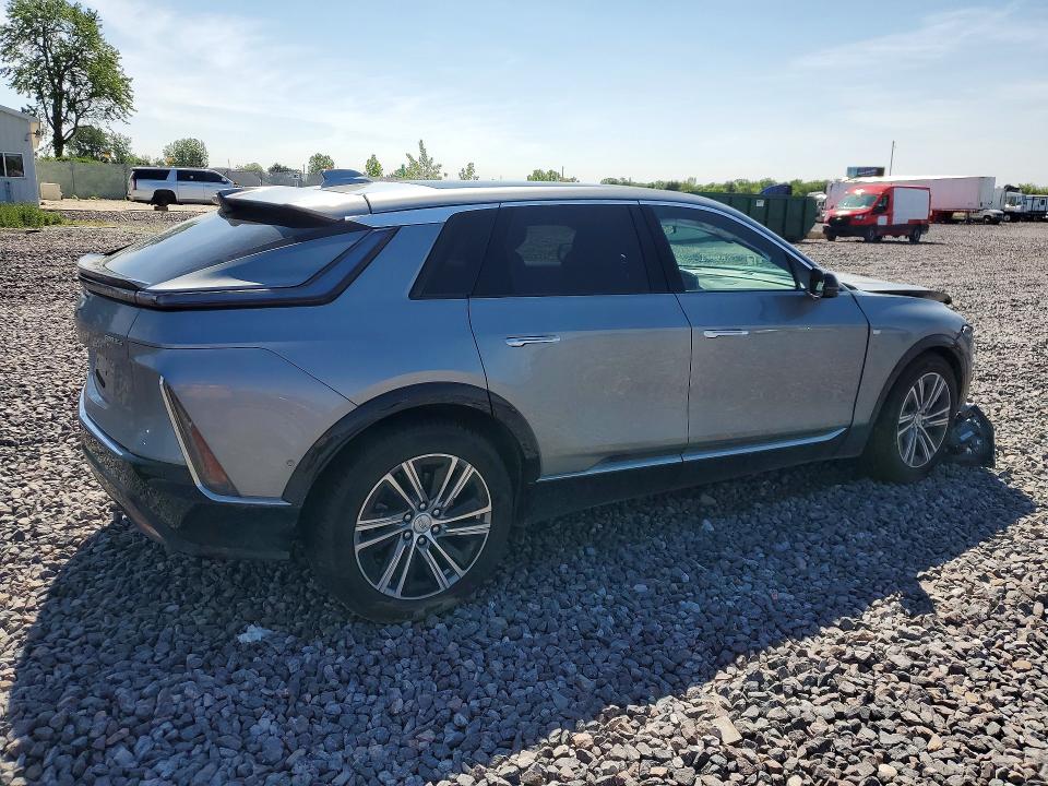 2025 Cadillac Lyriq VIN 1GYKPNRL5SZ317201 COPART salvage auction — FRONT END, In - Cert Of Title-Salvage Title, sold $10,400 on 2026-07-28 (photo 3)