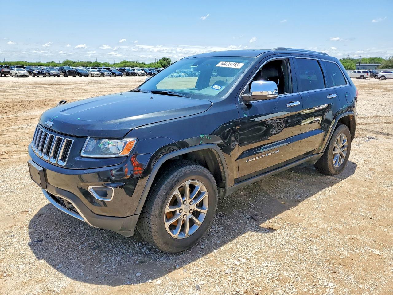 2014 Jeep Grand Cherokee VIN 1C4RJFBGXEC294305 COPART salvage auction — Vandalized, TX - SALVAGE VEHICLE TITLE, sold $3,700 on 2026-07-09 (photo 1)