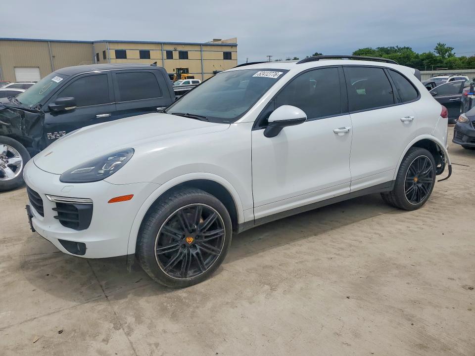 2018 Porsche Cayenne VIN WP1AA2A29JKA02606 COPART salvage auction — REAR END, Tx - Salvage Vehicle Title, sold $10,100 on 2026-07-20 (photo 1)
