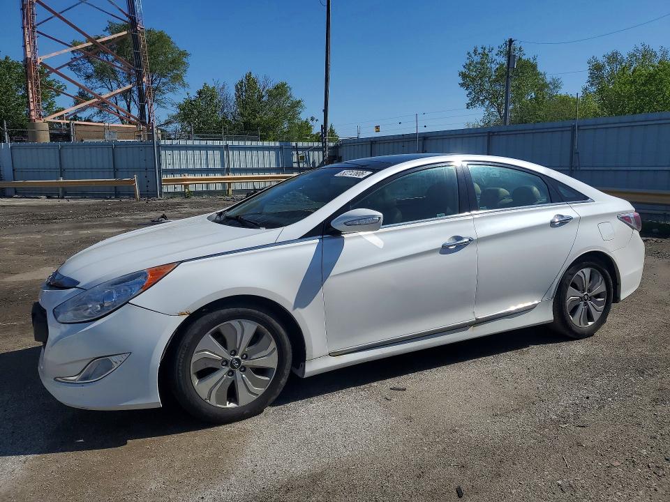 2015 Hyundai Sonata VIN KMHEC4A4XFA120988 COPART salvage auction — UNDERCARRIAGE, In - Certificate Of Title, sold $375 on 2026-07-13 (photo 1)