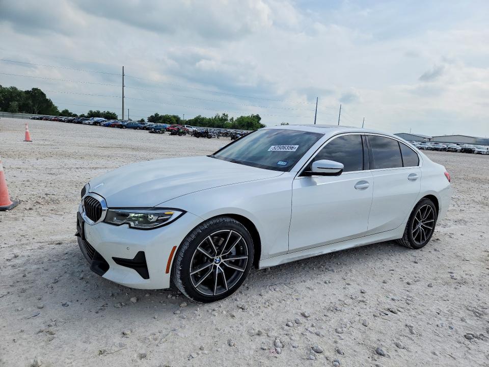 2019 BMW 3er VIN WBA5R1C57KAE82035 COPART salvage auction — REAR END, Tx - Certificate Of Title, sold $7,200 on 2026-07-09 (photo 1)