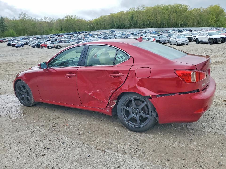 2012 Lexus Is VIN JTHBF5C27C5173182 COPART salvage auction — SIDE, Ma - Cert Of Title-Reconstrctd Coll, sold $1,050 on 2026-07-29 (photo 2)