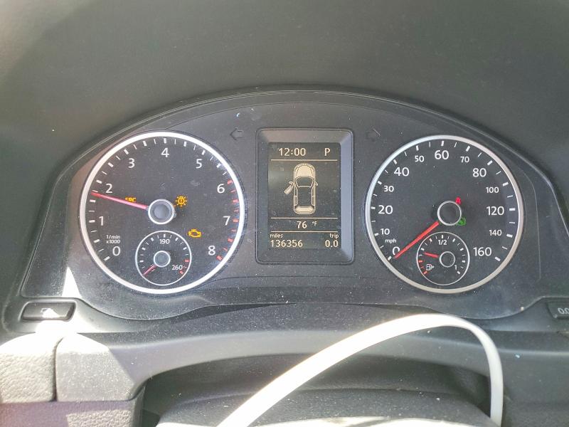 2012 Volkswagen Tiguan VIN WVGAV7AX7CW004750 COPART salvage auction — FRONT END, Mt - Certificate Of Title, sold $475 on 2026-07-07 (photo 9)