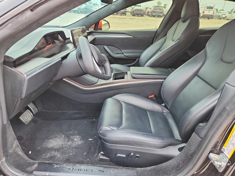 2022 Tesla Model s VIN 5YJSA1E52NF467820 COPART salvage auction — FRONT END, In - Cert Of Title-Salvage Title, sold $14,500 on 2026-07-31 (photo 7)