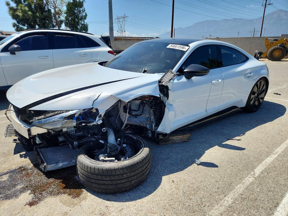 2022 Audi VIN WAUEJBFW2N7004895 COPART salvage auction — FRONT END, Ca - Salvage Certificate, sold $9,700 on 2026-07-28 (photo 1)