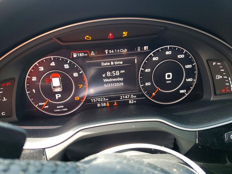 2017 Audi Q7 VIN WA1LAAF70HD020851 COPART salvage auction — MINOR DENT/SCRATCHES, La - Cert Of Title-Salvage, sold $3,800 on 2026-08-07 (photo 9)