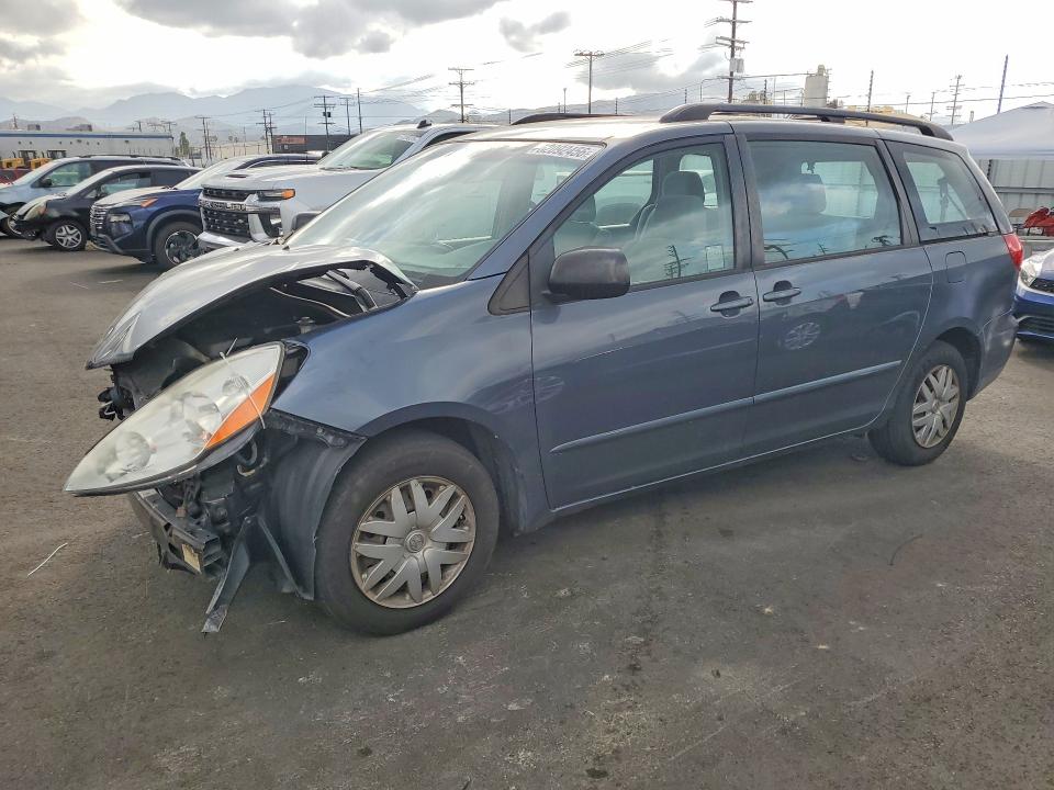 2008 Toyota Sienna VIN 5TDZK23C48S128608 COPART salvage auction — FRONT END, Ca - Salvage Certificate, sold $650 on 2026-07-20 (photo 1)