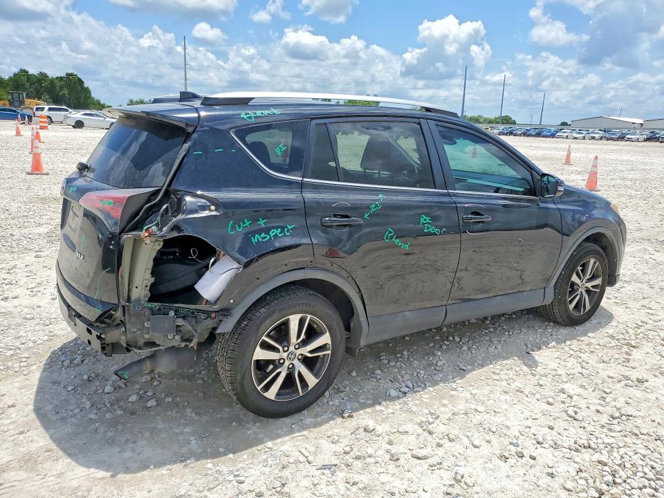 2018 Toyota Rav 4 VIN 2T3WFREV3JW416042 COPART salvage auction — REAR END, Tx - Salvage Vehicle Title, sold $6,300 on 2026-07-02 (photo 3)