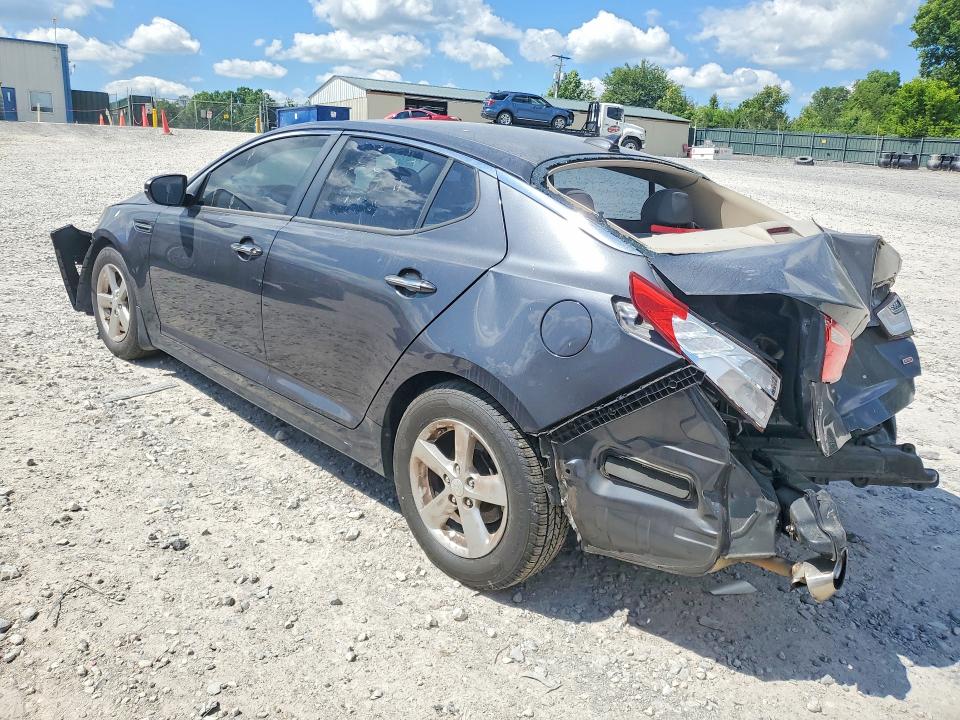 2015 Kia Optima VIN 5XXGM4A75FG484826 COPART salvage auction — REAR END, Tn - Salvage Certificate, sold $800 on 2026-07-16 (photo 2)