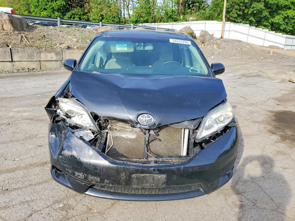2015 Toyota Sienna VIN 5TDJK3DCXFS114811 COPART salvage auction — FRONT END, Ny - Mv-907A Salvage Certificate, sold $350 on 2026-07-28 (photo 5)