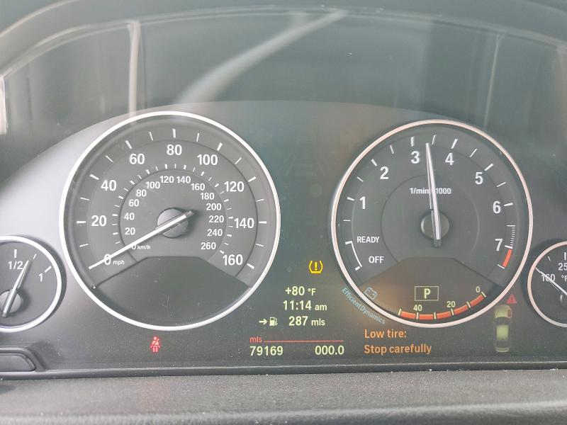 2012 BMW 3er VIN WBA3A5G54CNP17045 COPART salvage auction — FRONT END, Tx - Salvage Vehicle Title, sold $175 on 2026-07-30 (photo 9)