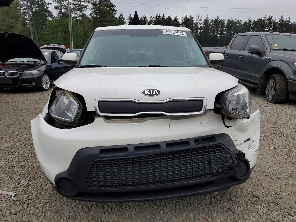2016 Kia Soul VIN KNDJN2A24G7838891 COPART salvage auction — FRONT END, IN - CERT OF TITLE-SALVAGE TITLE, sold $450 on 2026-07-24 (photo 5)