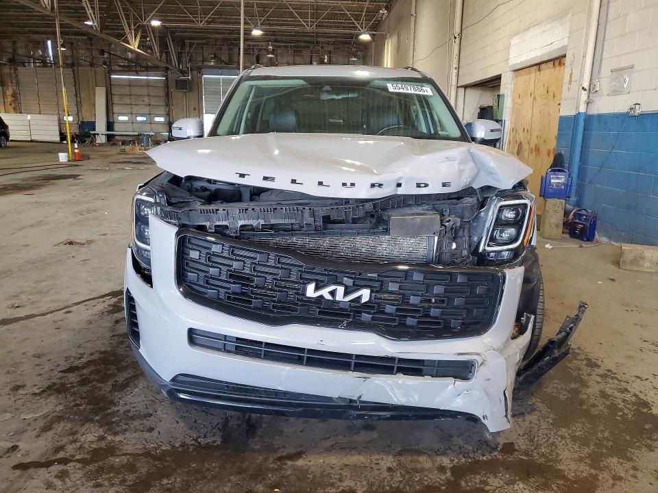 2022 Kia Telluride VIN 5XYP3DHC9NG297881 COPART salvage auction — FRONT END, Mi - Certificate Of Title, sold $4,250 on 2026-07-28 (photo 5)