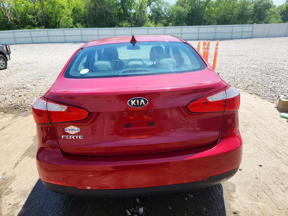 2015 Kia Forte VIN KNAFX4A69F5430277 COPART salvage auction — WATER/FLOOD, Wi - Junked Vehicle Bill Of Sale, sold $850 on 2026-07-06 (photo 6)
