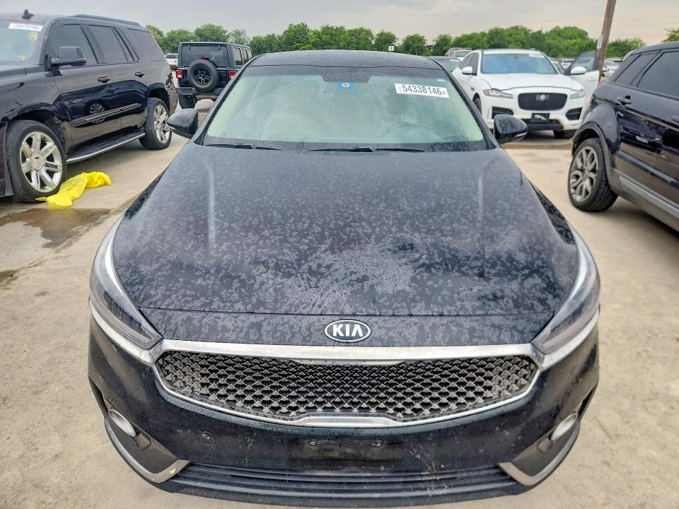 2018 Kia Cadenza VIN KNALB4J19J5120449 COPART salvage auction — HAIL, Tx - Certificate Of Title, sold $4,150 on 2026-07-30 (photo 5)