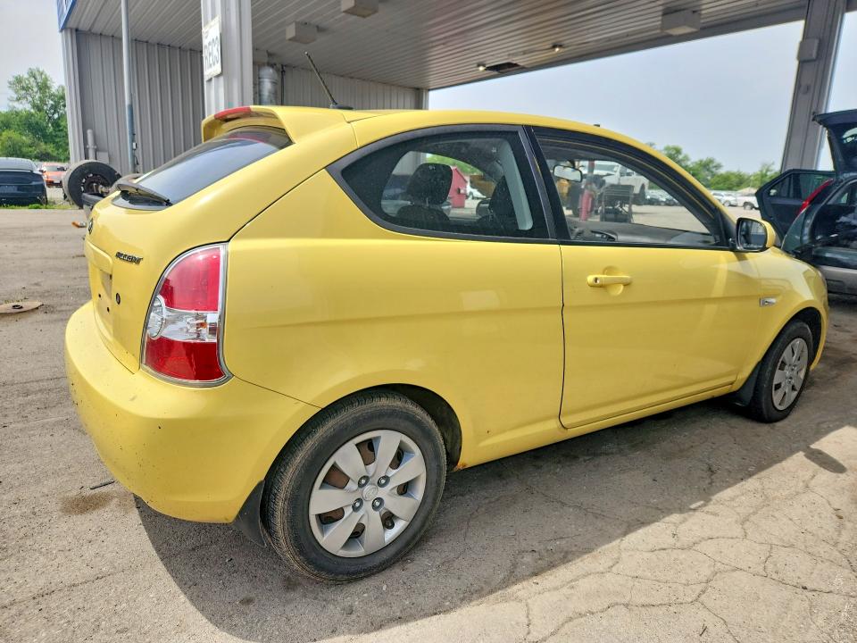 2010 Hyundai Accent VIN KMHCM3ACXAU162574 COPART salvage auction — REAR END, In - Cert Of Title-Salvage Title, sold $350 on 2026-07-27 (photo 3)