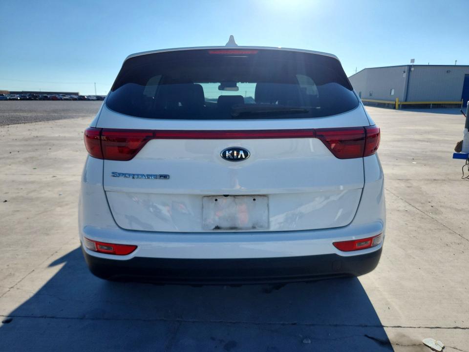 2018 Kia Sportage VIN KNDPM3AC9J7447335 COPART salvage auction — FRONT END, Tx - Salvage Vehicle Title, sold $3,100 on 2026-07-10 (photo 6)