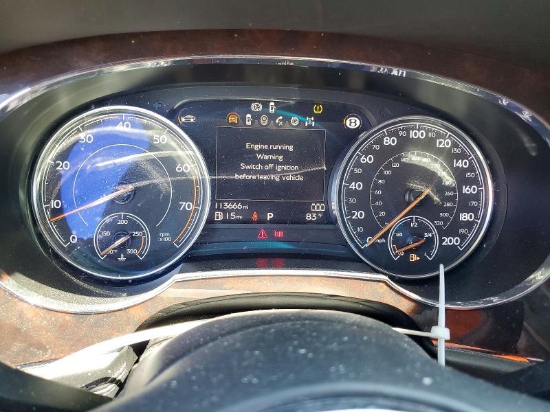2017 Bentley Bentayga VIN SJAAC2ZV5HC016003 COPART salvage auction — VANDALISM, Ca - Salvage Certificate, sold $20,300 on 2026-07-02 (photo 9)