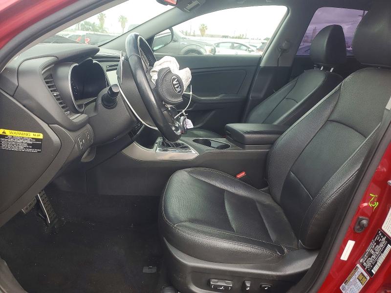 2015 Kia Optima VIN 5XXGR4A69FG495000 COPART salvage auction — FRONT END, Ca - Salvage Certificate, sold $125 on 2026-07-13 (photo 7)