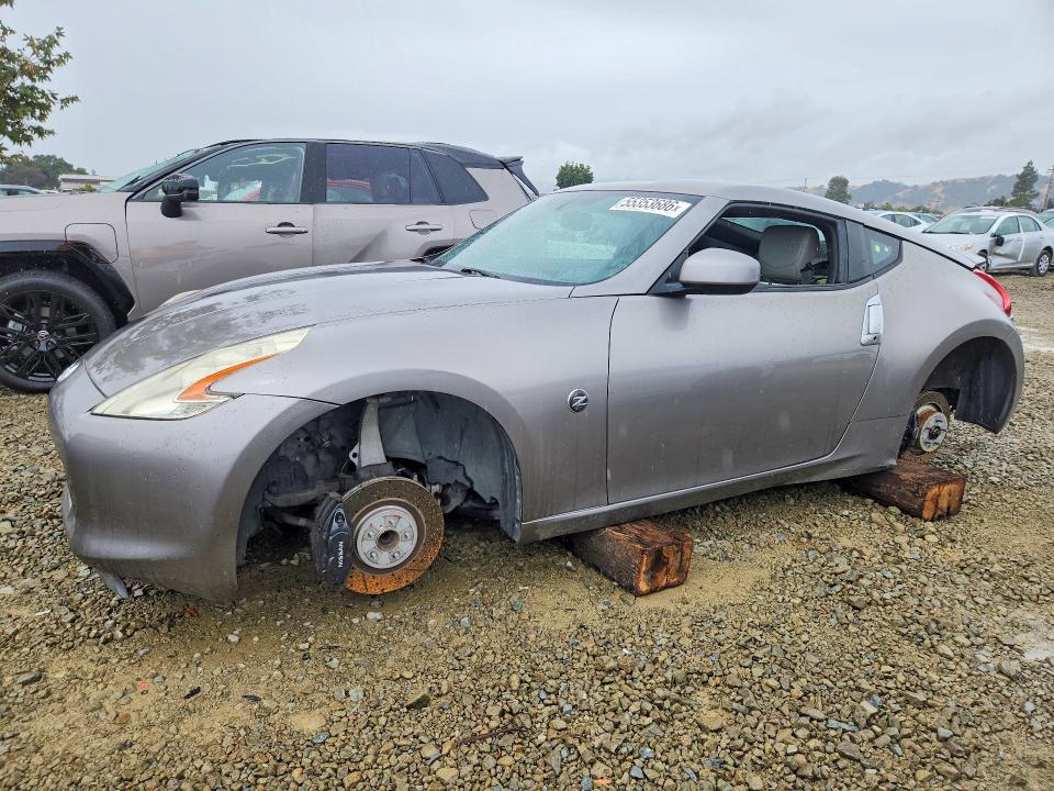 2010 Nissan 370z VIN JN1AZ4EH5AM500796 COPART salvage auction — VANDALISM, Ca - Salvage Certificate, sold $3,300 on 2026-07-14 (photo 1)